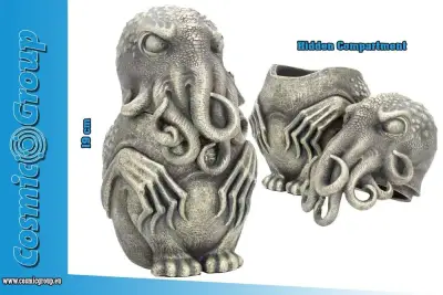 Figurine cthulhu octopus box
